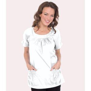 KOI™ 172 Women's Lily Scrub Top - White